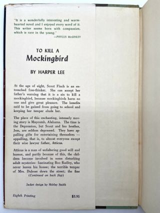 To Kill a Mockingbird - 1ST EDITION - 8th Printing - HARPER LEE - 1960 4