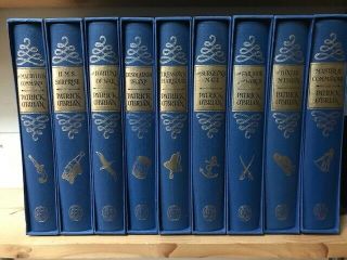 20 volumes Patrick O ' Brian Aubrey & Maturin complete set Folio Society Books 2