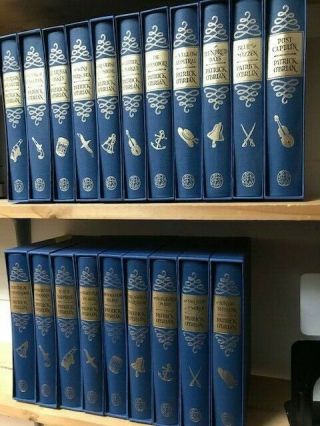 20 volumes Patrick O ' Brian Aubrey & Maturin complete set Folio Society Books 6