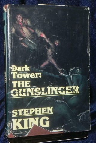 Dark Tower : The Gunslinger First Edition By Stephen King 1982 With Dust Jacket