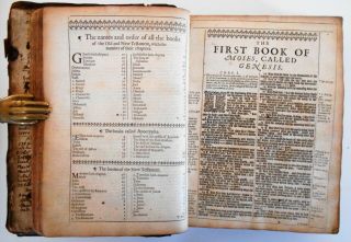 1639 HOLY BIBLE Old Testaments Apocrypha Common Prayer Book of Psalms 4