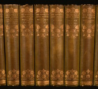 1911 11vols The Novels Of Jane Austen Pride And Prejudice