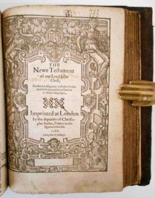 1588 Geneva Bible Old Testaments Apocrypha Common Prayer