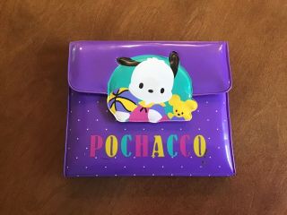 Vintage Sanrio Pochacco Dog Wallet (purple W/ Interior Pockets) Smoke Home