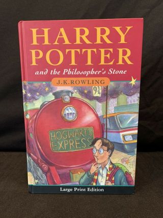 1st Lp Edition,  1st Print Uk Hardcover Harry Potter And The Philosopher 