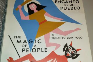 Alexander Girard Poster Magic of a People El Encanto de un Pueblo Hemisfair 1968 4