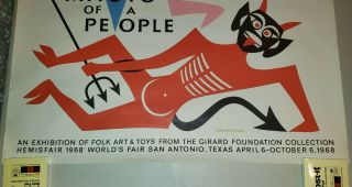 Alexander Girard Poster Magic of a People El Encanto de un Pueblo Hemisfair 1968 5