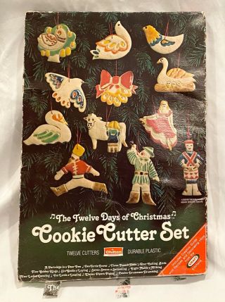 Chilton The Twelve Days Of Christmas Cookie Cutter Set 1978 Vintage