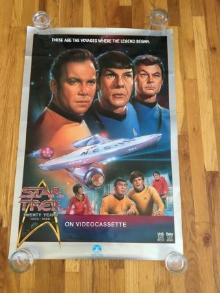 Vintage Star Trek Twenty Years 1966 - 1986 Poster