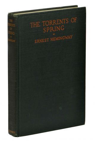 The Torrents Of Spring By Ernest Hemingway First Edition 1st Printing 1926
