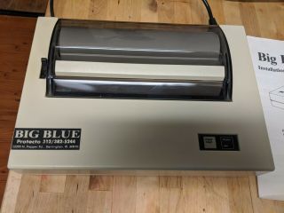 Vintage Big Blue Protecto Thermal Printer