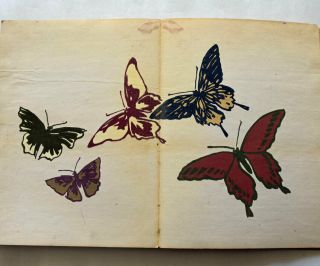 1904 Japanese Woodblock Print Book 1000 BUTTERFLIES 2 Kamisaka Sekka Neo Rimpa 3