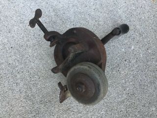 Vintage Hand Crank Grinder No.  1 Model 60 The Carborundum Co Niagara Falls Wheel