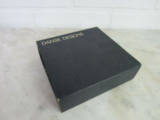 1960 ' s Dansk Design Black Cast Iron Candle Holder Denmark 3