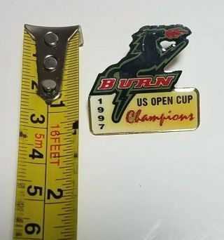 1997 Dallas Burn US OPEN CUP Champion Vtg MLS Soccer Lapel Pin Button Collectibl 3