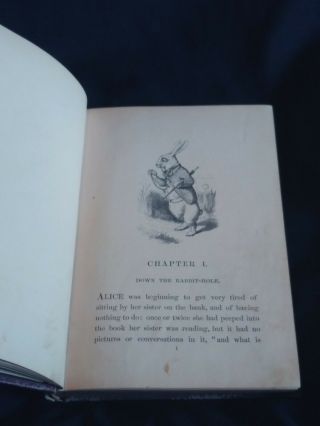 Alice ' s Adventures in Wonderland by Lewis Clark 1st USA Edition 1869 Lee Shepard 4