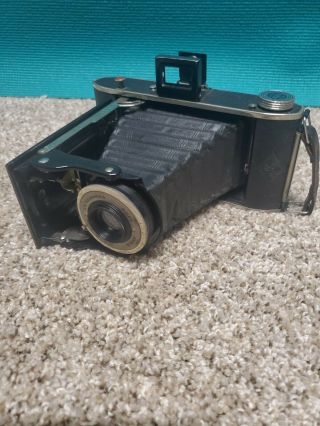 Vintage Agfa Ansco Folding Bellows Pd - 16 Camera
