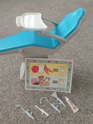 Vintage 90s Barbie Dentist Chair With Accessories