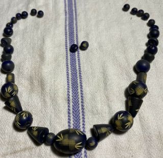 Vintage Bakelite? Or Celluloid? Loose Beads For Crafts Repair Repurpose