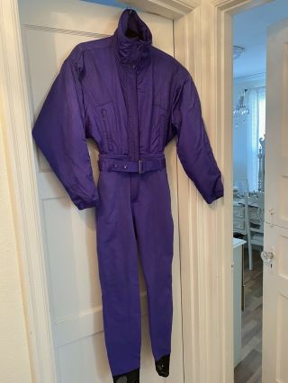 Vintage Nils Purple Snowsuit Ski Suit Women’s Size 8