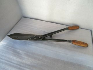 Vintage Wiss 6 - 1/2 Garden Shears Hedge Trimmers Clippers Newark,  Nj Great Cond