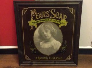 Vintage Retro Kitsch Pear’s Soap Adverising Picture 1960s 60s 1970s 70s