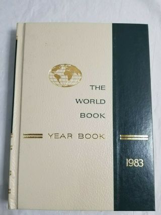 1983 The World Book Year Book - Vintage