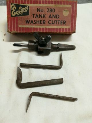 Vintage Eclipse No.  280 Tank & Washer Cutter For Old Brace Box