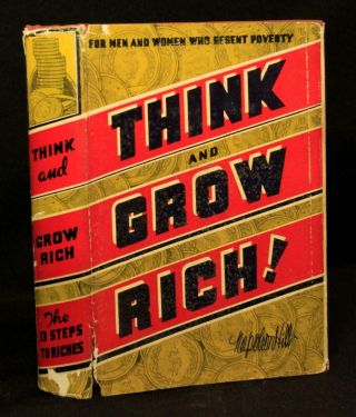 Napoleon Hill Think And Grow Rich 1941 9th Printing Rare Success Wealth Carnegie