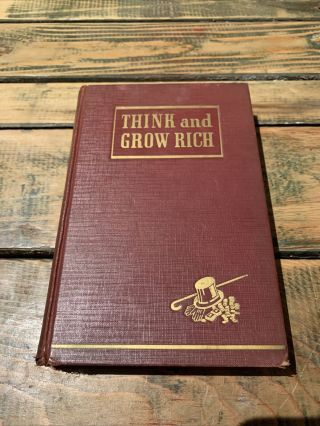 THINK AND GROW RICH NAPOLEON HILL 1939 Ed.  Money Fame Power Ralston HC VTG BOOK 4