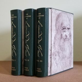 The Notebooks Of Leonardo Da Vinci Three Volume Set Folio Society