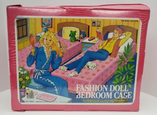 Fashion Doll Bedroom Case - 1985 Tara Toy Corp - 10900 - Pink - Vintage