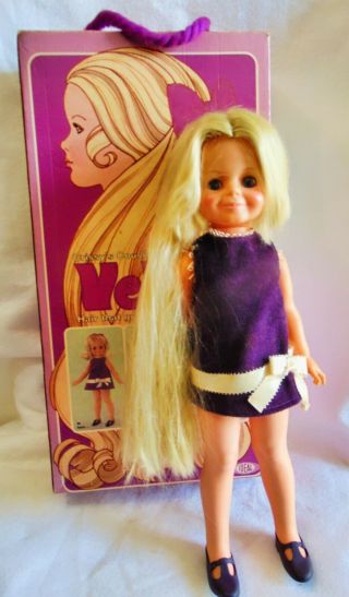 Vintage 1970 Ideal Velvet Doll W Box Crissy 