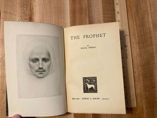 The Prophet by Kahlil Gibran February 1926 1st Edition 8th Printing 4