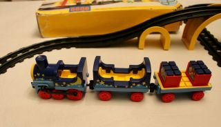 Playmobil 123 Train & Bridge Tracks Set 6606 w/ Box Vintage 1998 COMPLETE, 3