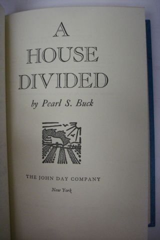SIGNED LIMITED EDITION PEARL S BUCK A House Divided Book Belonged To Pearl Buck 4
