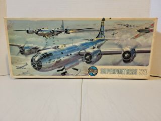 Vintage Airfix 1/72 Scale Boeing B - 29 Superfortress Plastic Model Kit