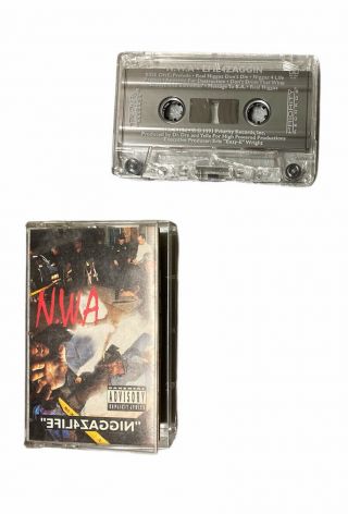 Vintage Nwa Cassette Tape Niggaz4life Audio Tape Ruthless Eazy E Dr Dre Ren Rap