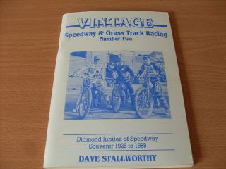 Vintage Speedway & Grasstrack Racing Number Two By Dave Smallworthy.