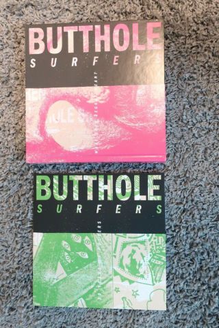 Butthole Surfers What Does Regret Mean Deluxe Ed Slipcase Art Book Flexi Signed 2
