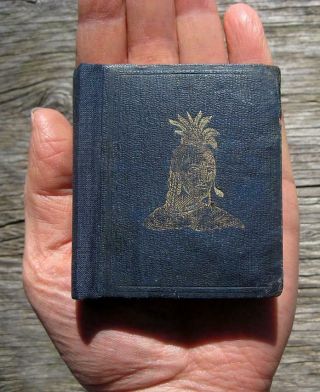 1850 Indians Of America Rare Miniature Book England Old West Indian War