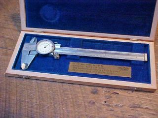 Vintage Helios Stainless Caliper In Fitted Wooden Case Western Germany