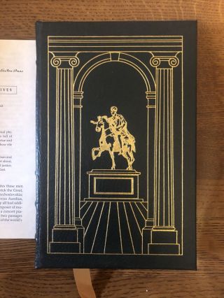 Easton Press Meditations of Marcus Aurelius Rare Famous Editions with rare Note 2