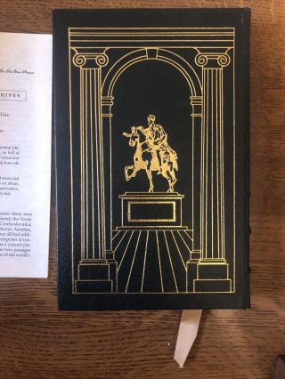 Easton Press Meditations of Marcus Aurelius Rare Famous Editions with rare Note 4