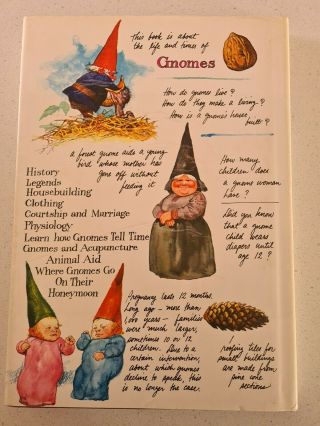 Vintage GNOMES by Rien Poortvliet & Wil Huygen 1st Edition 1977 HC/DJ 2