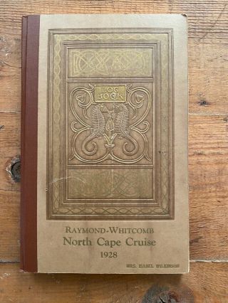 Travel Diary,  1920s Northern European Cruise,  Isabel Wilkinson,  Handwritten