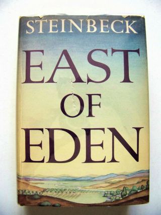 Scarce 1952 1st Edition East Of Eden By John Stenbeck W/dust Jacket