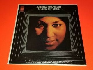 Aretha Franklin - Queen Of Soul Lp Record In Great Shape Harmony Records