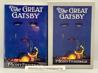 The Great Gatsby F Scott Fitzgerald First Edition Library Limited Edition Rare