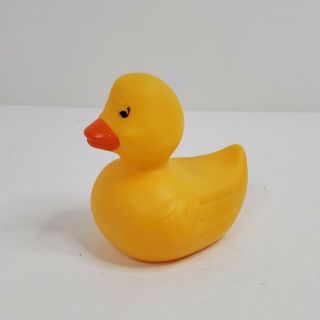 Vintage 1995 Shelcore Rubber Duck Ducky Yellow Bath Tub Water Toy